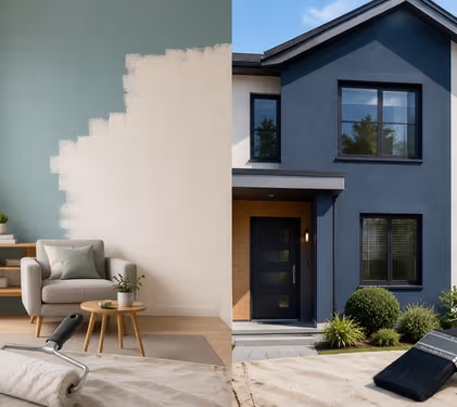 Complete Villa Interior & Exterior Painting