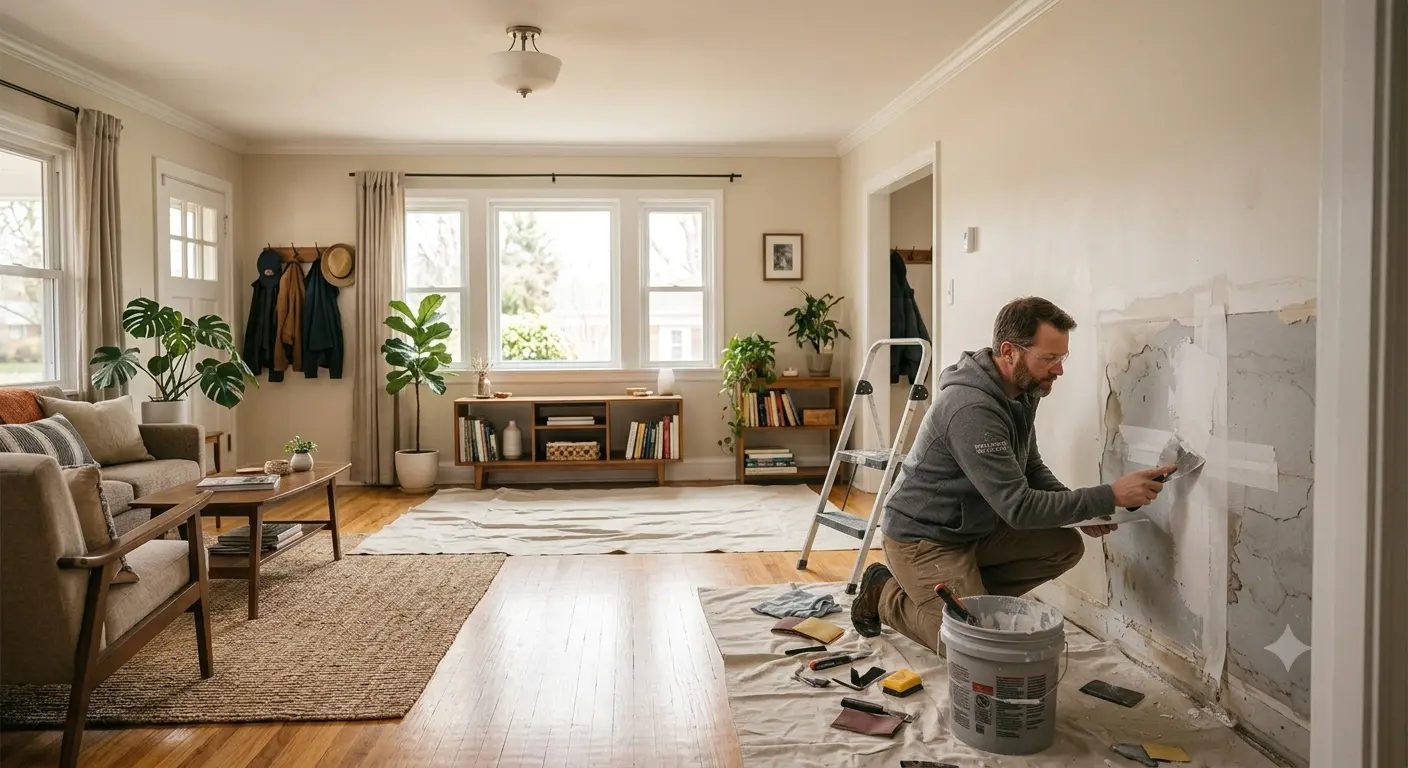 How to Repair Interior Wall Damage Caused by Water Leakage
